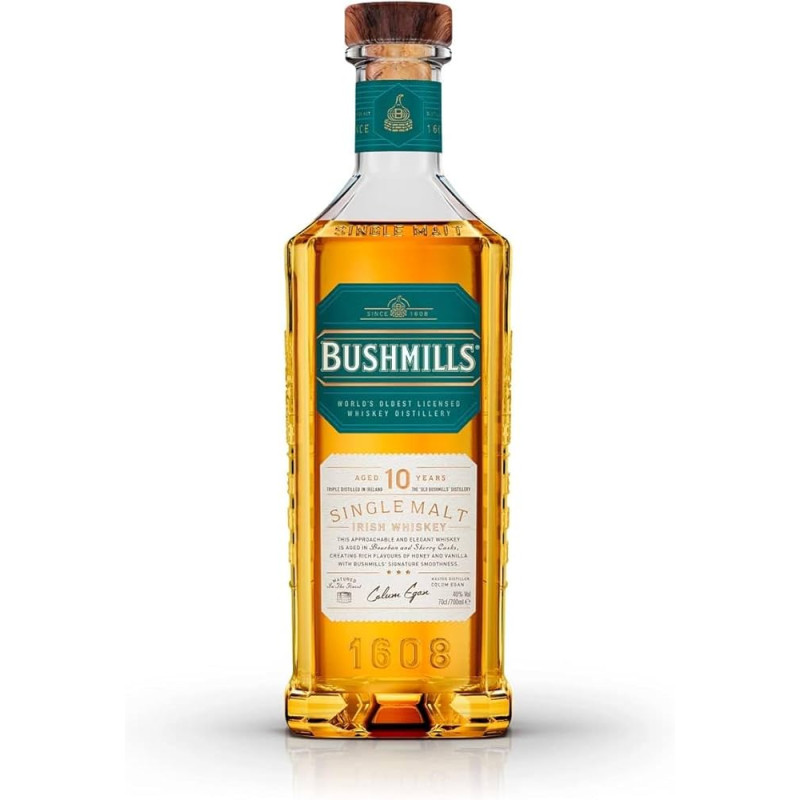 WHISKY BUSHMILLS IRL 10 AÑOS 70 CL - 1