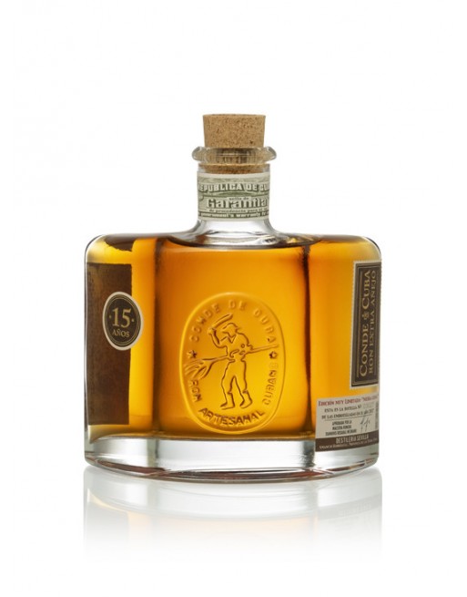 RON CONDE CUBA 15 AÑOS 70 CL - 1