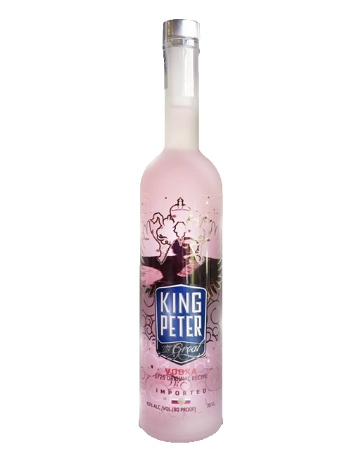 VODKA KING PETER  ROSE 70 CL - 1