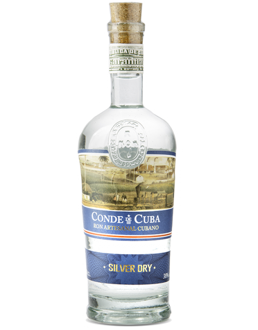RON CONDE CUBA SILVER DRY 70 CL - 1