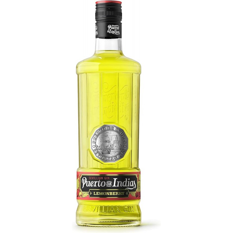 GINEBRA PUERTO DE INDIAS LIMON 70 CL - 1